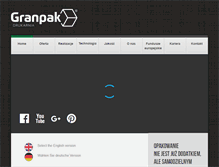 Tablet Screenshot of granpak.pl